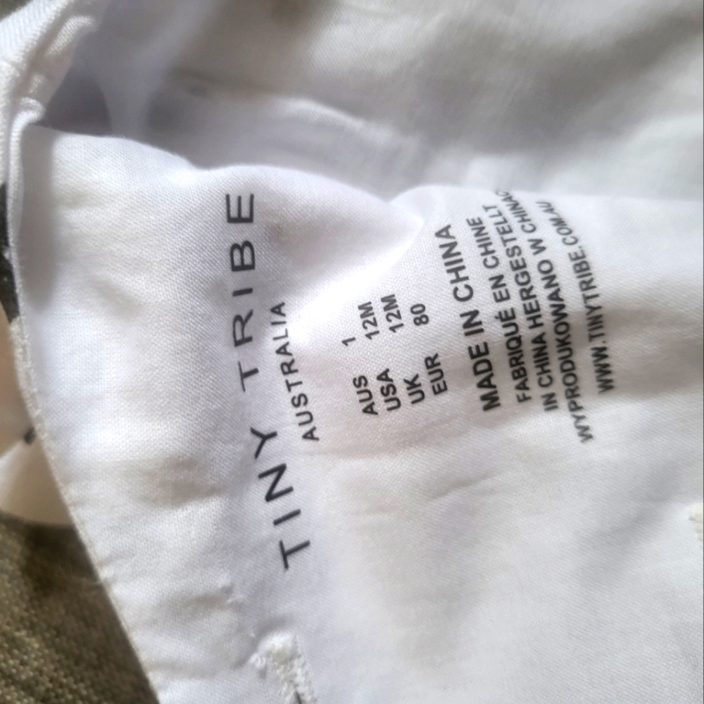 TINY TRIBE onesie